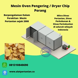 Mesin Oven Pengering / Dryer Chip Porang
