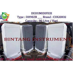  Dehumidifier  Type  DH 902B  Cap  90 Liter Per Hari.  Merk  Ckhawai    