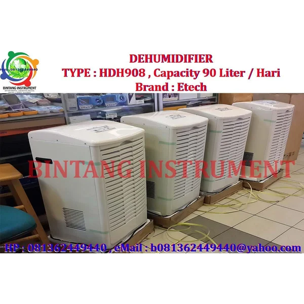 Dehumidifier  Cap 90 Liter ETECH  HDH908