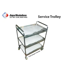 Trolley Makan 3 Susun 2 Handle