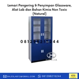 Alat Laboratorium Umum Lemari Pengering & Penyimpan Glassware Alat Lab dan Bahan Kimia Non Toxic (Natural)