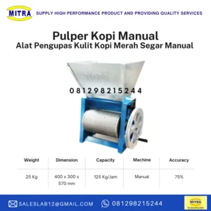 Mesin Pengupas Kulit Kopi Merah Segar Manual