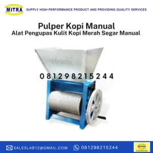 Mesin Pengupas Kulit Kopi Merah Segar Manual