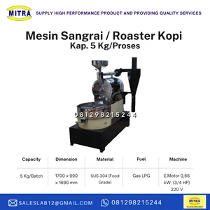 Mesin Sangrai Kopi / Roaster Kopi Kap. 5 Kg/Proses