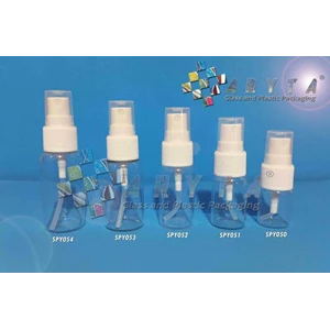 Botol kaca bening 5ml tutup spray (New) (SPY050)
