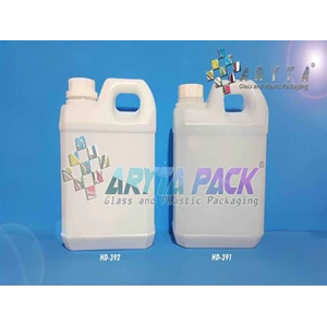 Jerigen plastik hdpe 1 liter taiwan putih susu (HD392)