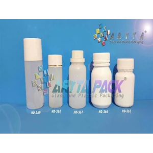 Botol plastik HDPE 80ml DXN putih susu (HD366)