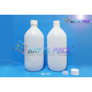 Botol plastik HDPE 1 liter metako natural (HD375)
