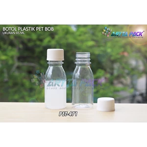PET471. Plastic bottle drinks 85ml bob nodes cover seal