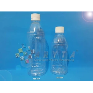 Botol plastik minuman 350ml oceanic tutup segel (PET256)