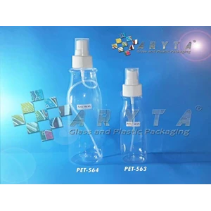  Botol plastik PET amos 250ml tutup spray (PET564)                          