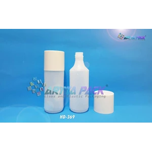 Botol plastik HDPE 100ml madona tutup putih (HD369)