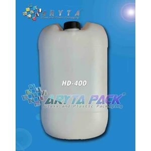 Jerigen plastik HDPE 30 liter kotak natural ( HD400-B )