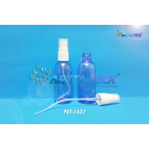 Botol plastik PET 60ml lena ungu tutup spray (PET1427)