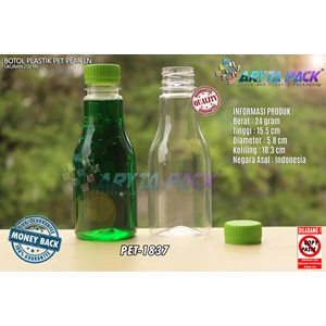 250ml pear lid plastic bottle seal green seal (PET1837)