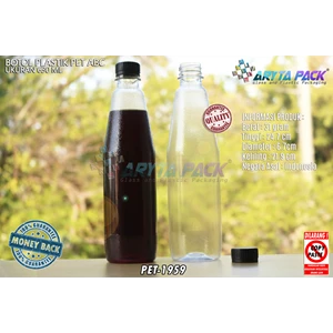 630ml ABC Plastic Drink Bottle Black Seal Cover (PET1959)