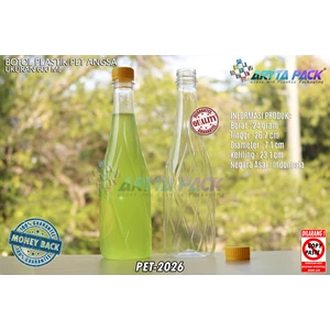 630ml drink plastic bottle goose yellow seal cover (PET2026)