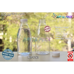 350ml pet beverage plastic bottle beautiful natural short seal cap (PET1262)