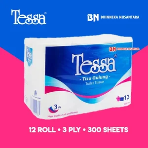 Tisu Toilet Tessa 12 Roll (300 Sheets/3 Ply)