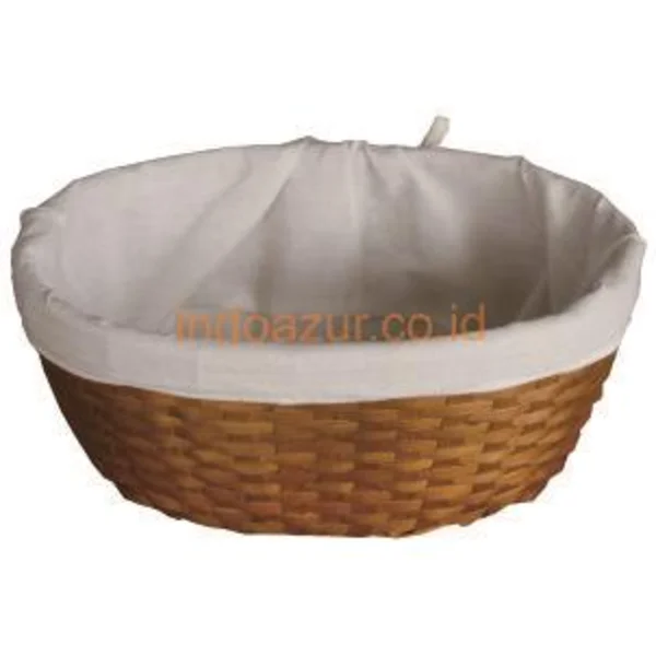 Anyaman Bambu Keranjang Roti Dengan Cover Kain