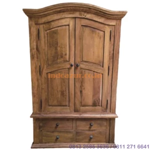 Wardrobe From Mango Solid Dry Wood Export Quality 