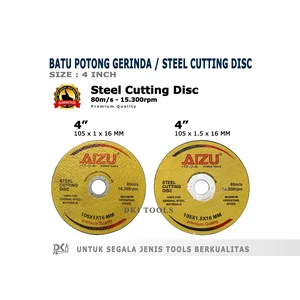Batu Gerinda / Mata Gerinda Gurinda Potong Aizu 4" Inch 