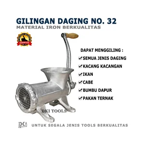 Gilingan Daging Manual Meat Mincer No 32 Penggiling Besar Manual Serba guna