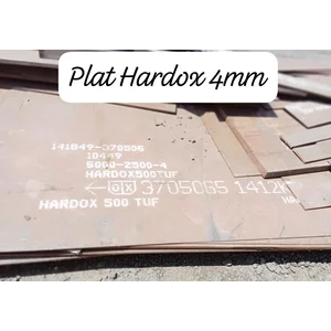 PLAT BESI / PLAT BAJA  HARDOX 500 TUF TBL 4MM X 1200MM X 2500MM 