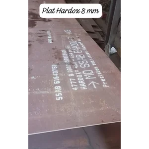 plat besi / plat baja HARDOX 500TUF TBL 8MM X 1200 X 2500 