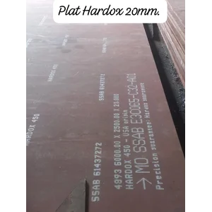 plat besi / plat baja HARDOX 500TUF TBL 20MM X 1200 X 2500 