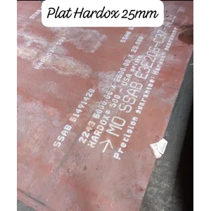 plat besi / plat baja HARDOX 500TUF TBL 25MM X 1200 X 2500 