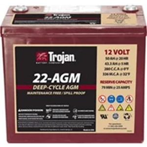 baterai aki trojan type 22-AGM