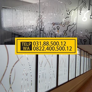 Building Window Film / Glass Sticker Contractor Cutting Sticker
