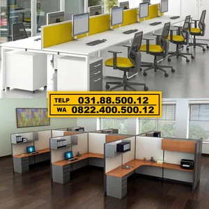 Meja Kerja Workstation Desk HPL & Duco