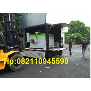 Mobile Incinerator Kapasitas 18 Kg/Jam Badan BPOM / Mesin Pembakar Sampah Domestik