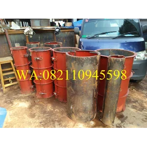 Cetakan Pipa Gorong Gorong Bulat Ukuran 20 x 100 Cm
