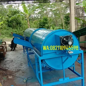 Mesin Rotary Dryer / Mesin Pengering untuk Kapulaga Serbuk Kayu dll / Mesin Pengering Serbaguna 3 Meter