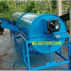 Mesin Rotary Dryer / Mesin Pengering untuk Kapulaga Serbuk Kayu dll / Mesin Pengering Serbaguna 3 Meter
