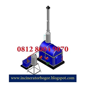 Mesin Incinerator Double Burner Kapasitas 10 kg (Mesin Incinerator Sampah)