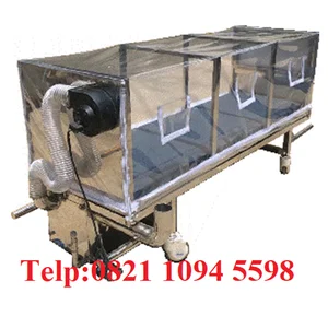60 x 200 cm wide Stainless Patient Isolation Bed