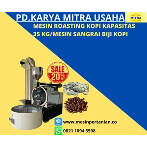Aceh Gayo Arabica Coffee Bean Roasting Machine Capacity 30-35 Kg