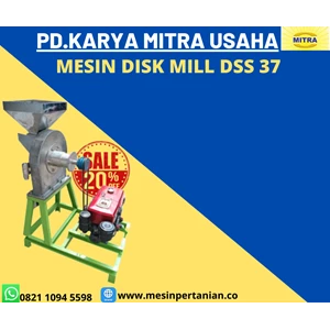 Mesin Penepung Jagung (Disk mill) Stainless Steel Type DSS 37