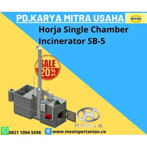 Mesin Incinerator - Horja Single Chamber Incinerator SB-5 - Mesin Pembakaran Sampah