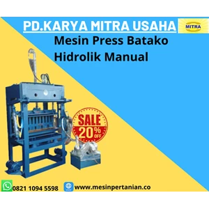 Mesin Press Batako dan Mesin Paving Block Sistem Hidrolik Manual