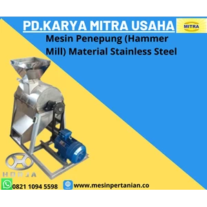 Penepung Machine (Hammer Mill) Stainless Steel Material Machine Capacity 500 Kg/Hour