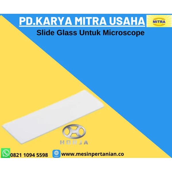 Gelas Geser Untuk Mikroskop Ukuran Glass Slide Polos 1" x 3" Tebal 1 mm