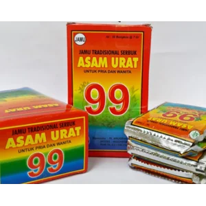 Serbuk asam urat samurat 1 pack = 10 sachet x 48 pack/ctn