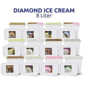 Diamond ice cream rasa chocolate chips 8 liter x 1 pcs (10000050)