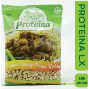Proteina lx / protein nabati daging nabati untuk vegetarian 250gr per karton isi 24 pcs (7130201)