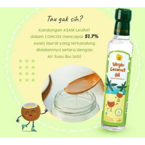 Concos virgin coconut oil chocolate 250ml per dus isi 12 pcs 